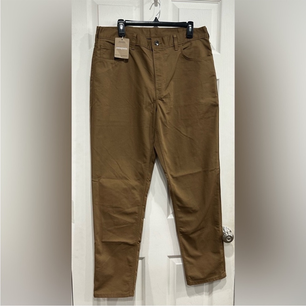 Patagonia Men's Size 36 Twill Traveler Pants - Long Coriander Brown NWT